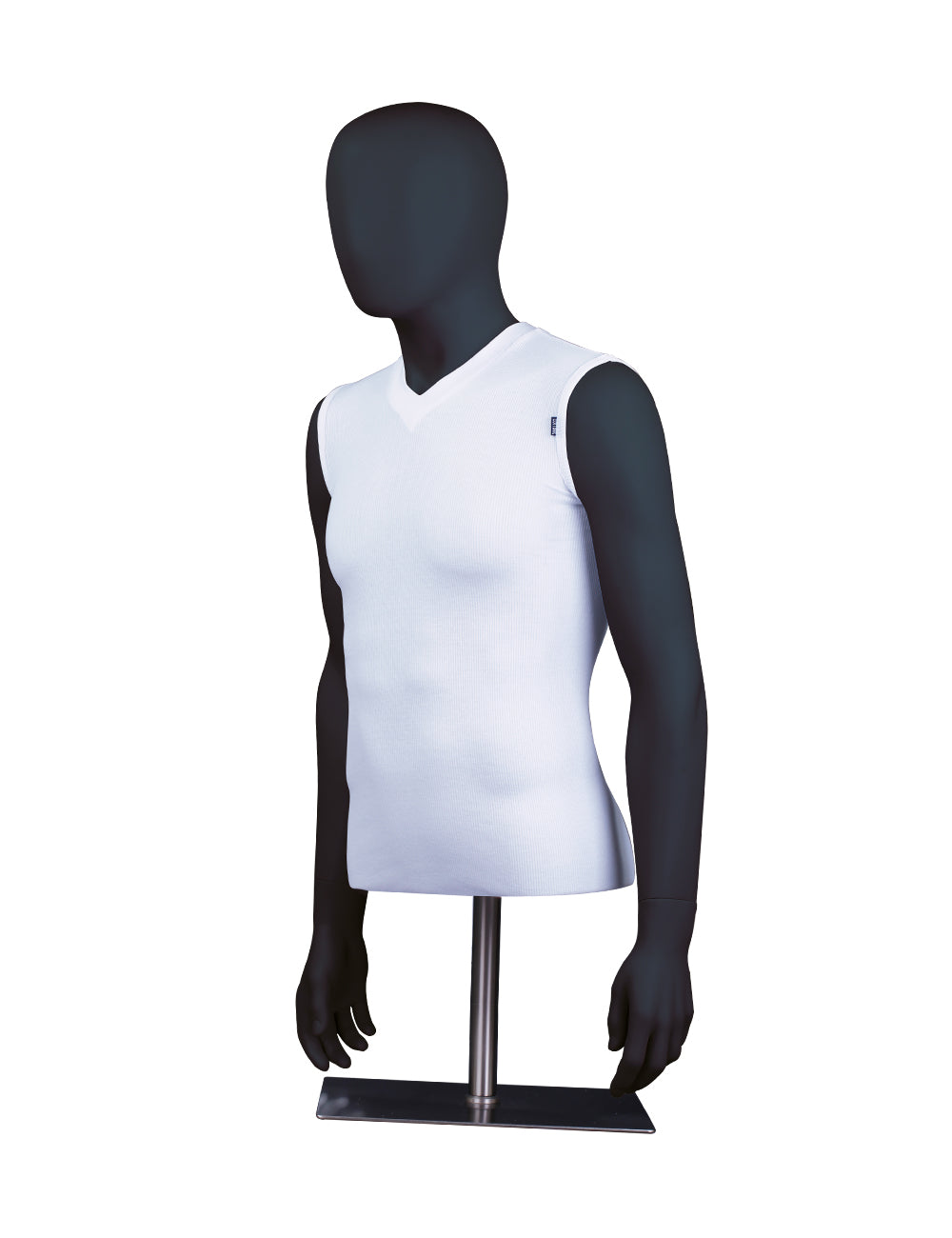 Men's CUT Derby (V) Neck - White