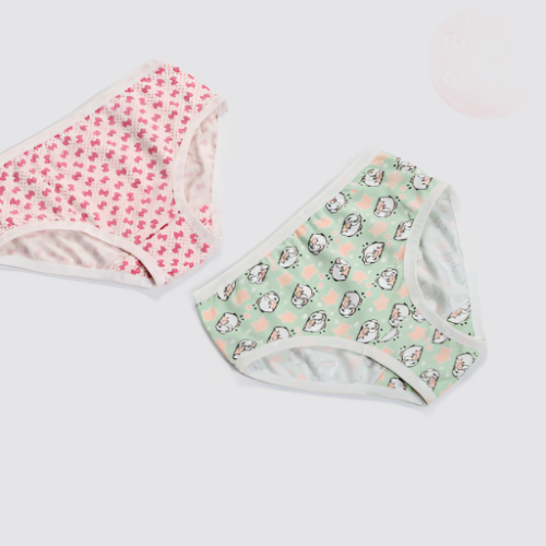 Pack Of 2 Girls Slip On Printed Panties