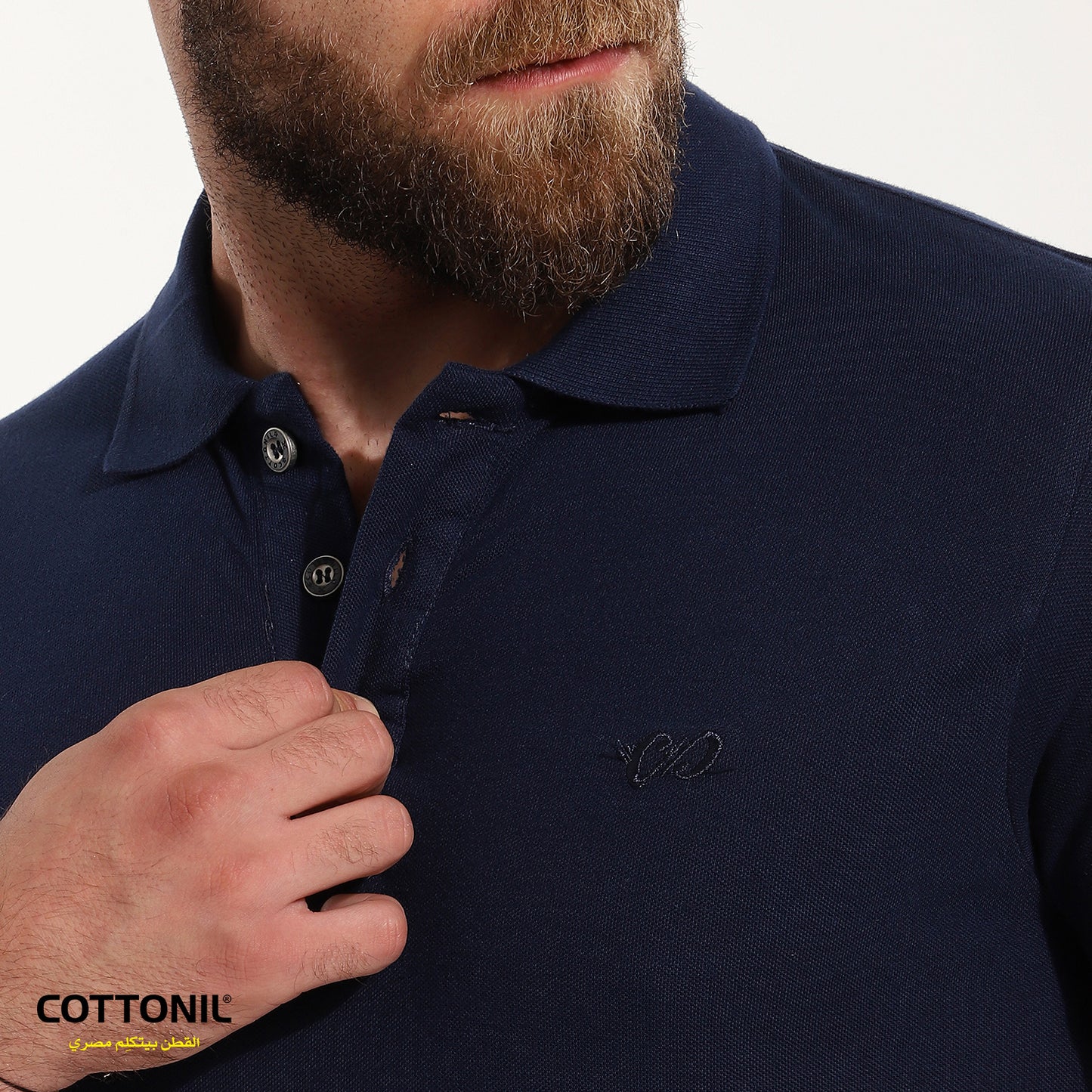 Plain Polo-Navy