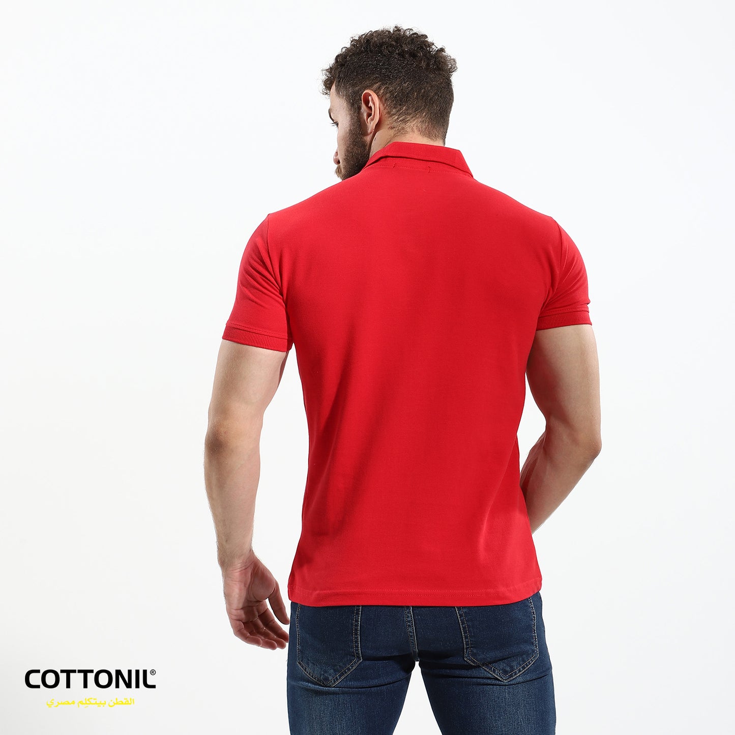 Plain Polo-Red