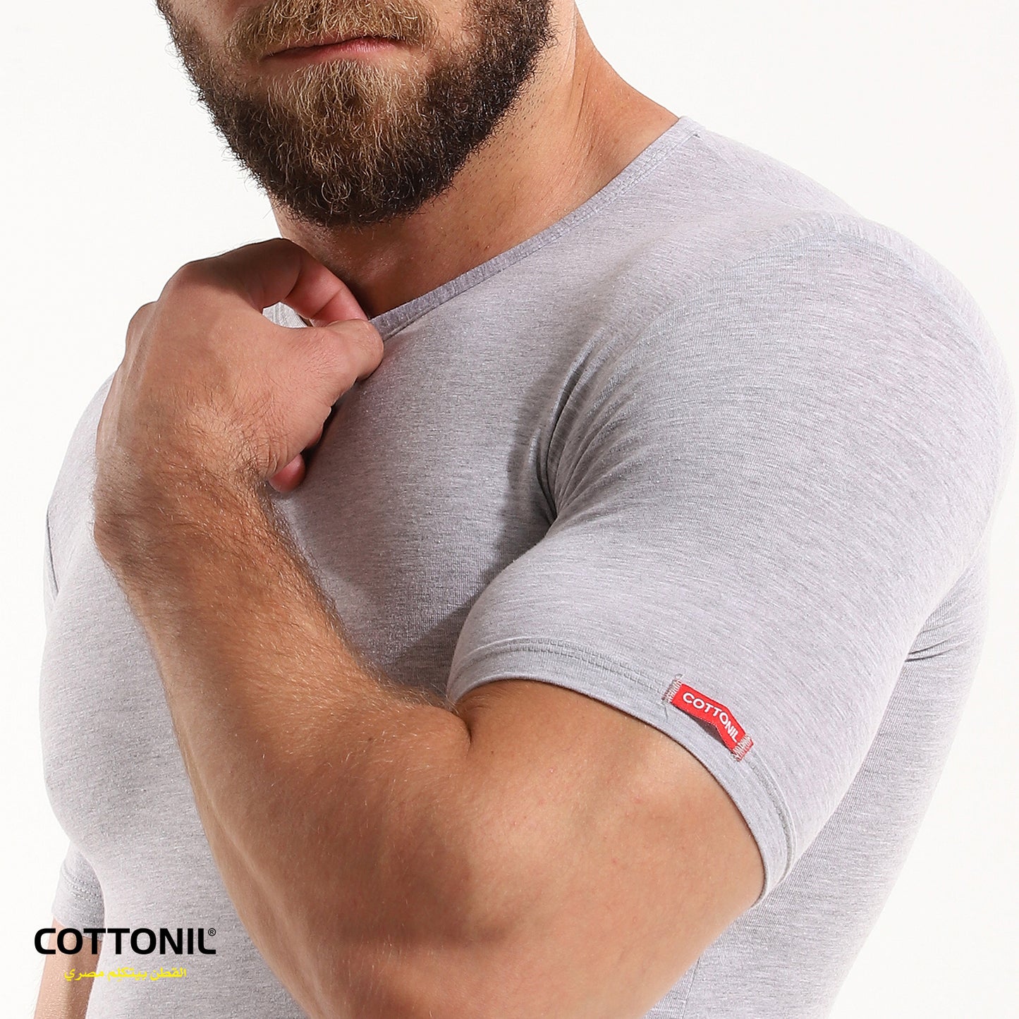 Men's short sleeves (O) Stretch-Chanie