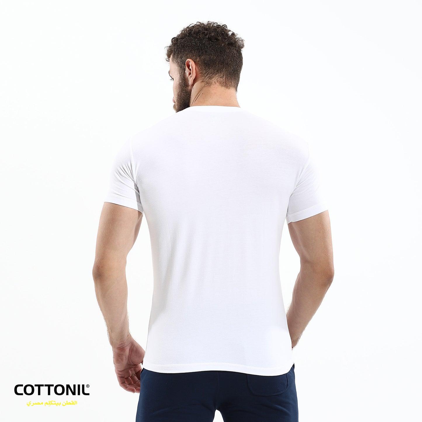 T-shirt (O) stretch - White