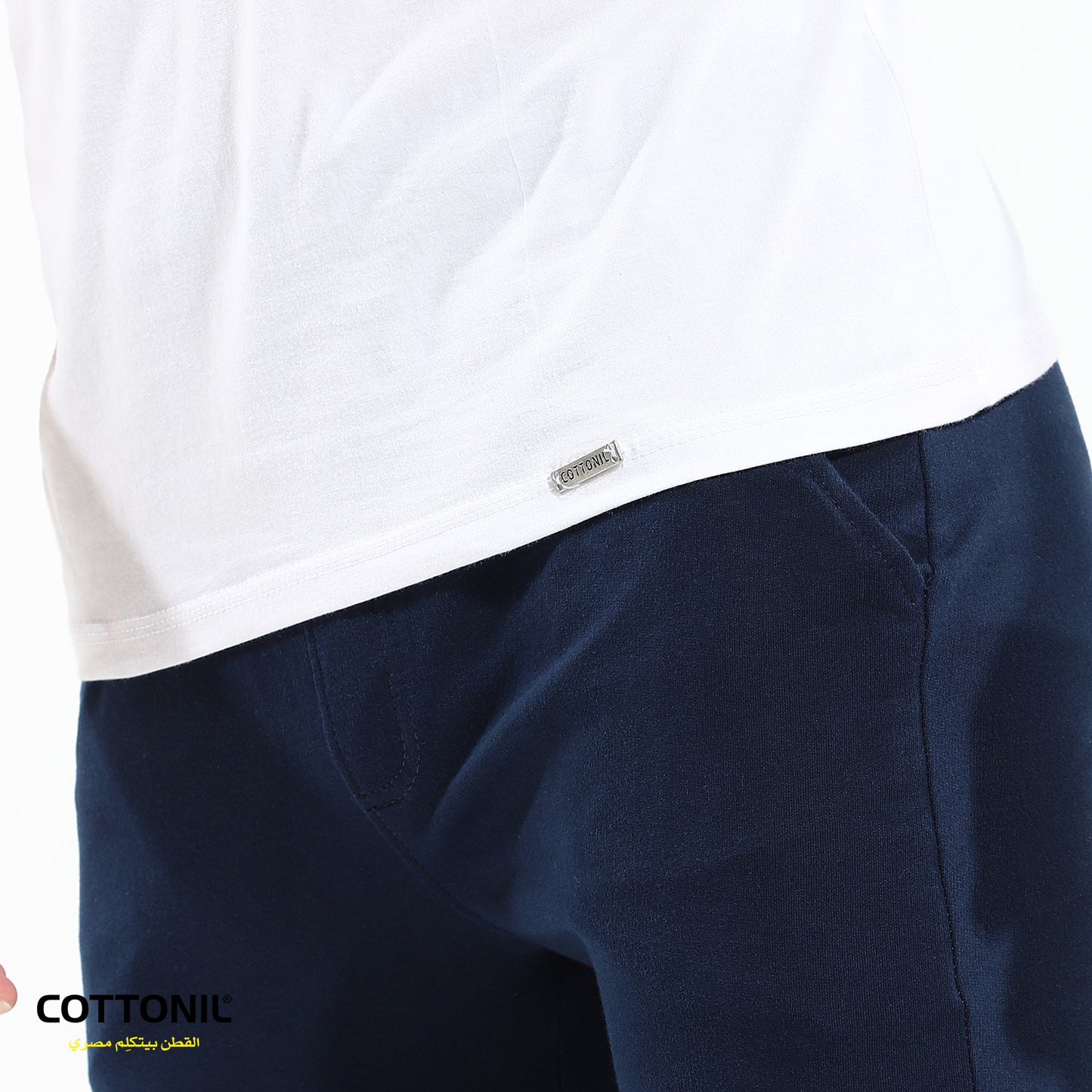 T-shirt (O) stretch - White