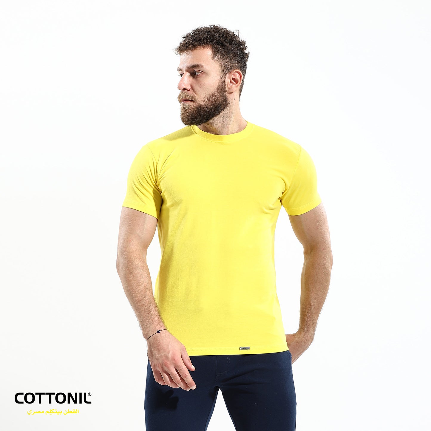 T-shirt (O) stretch - Yellow