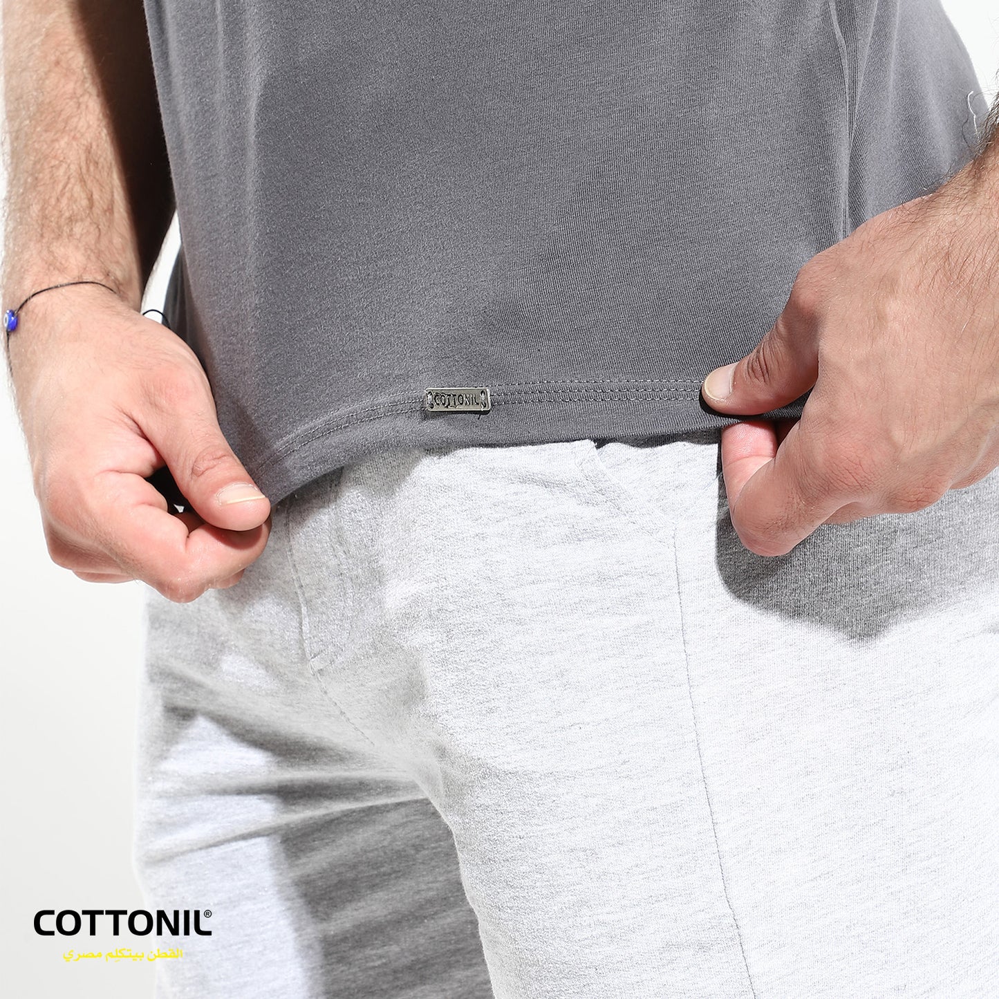 T-shirt (V) Stretch - Grey