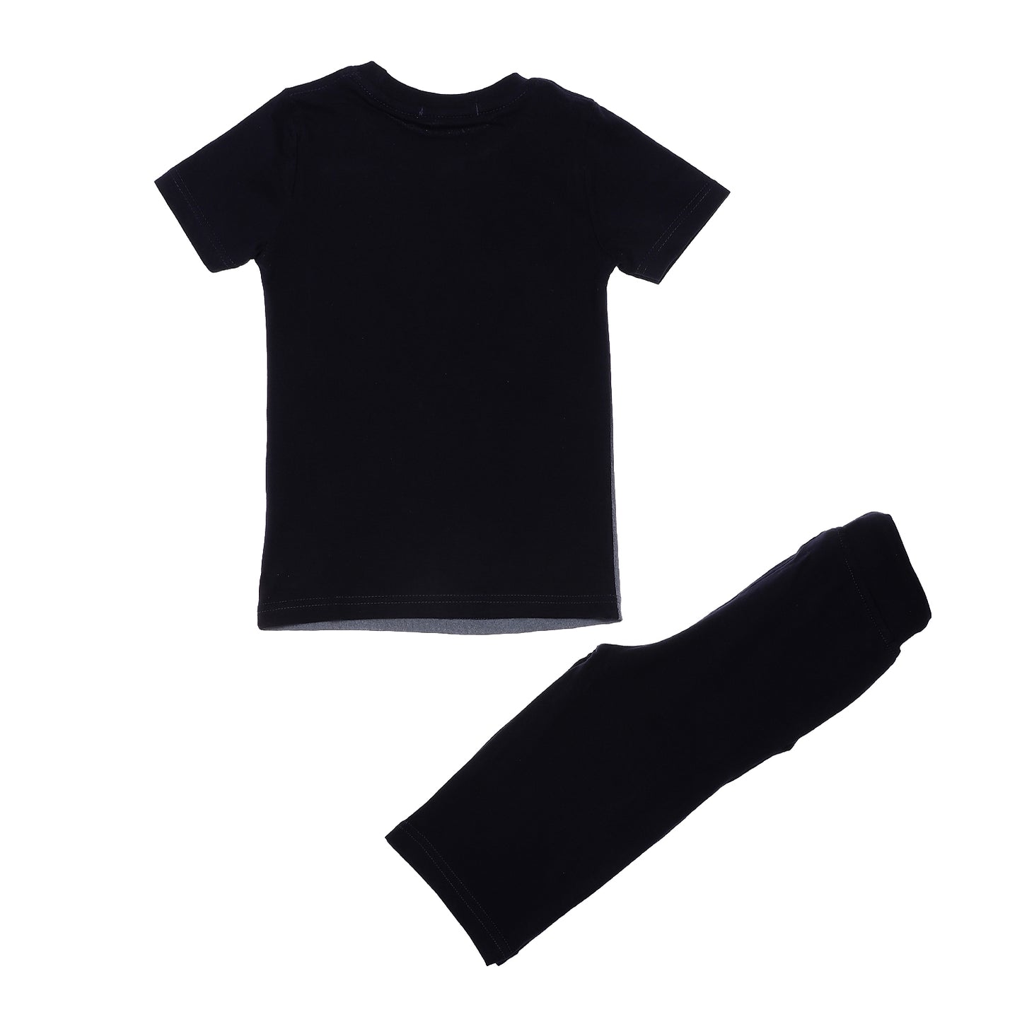 Gradienr Blue To Navy Blue Printed Slip On Boys Pajama