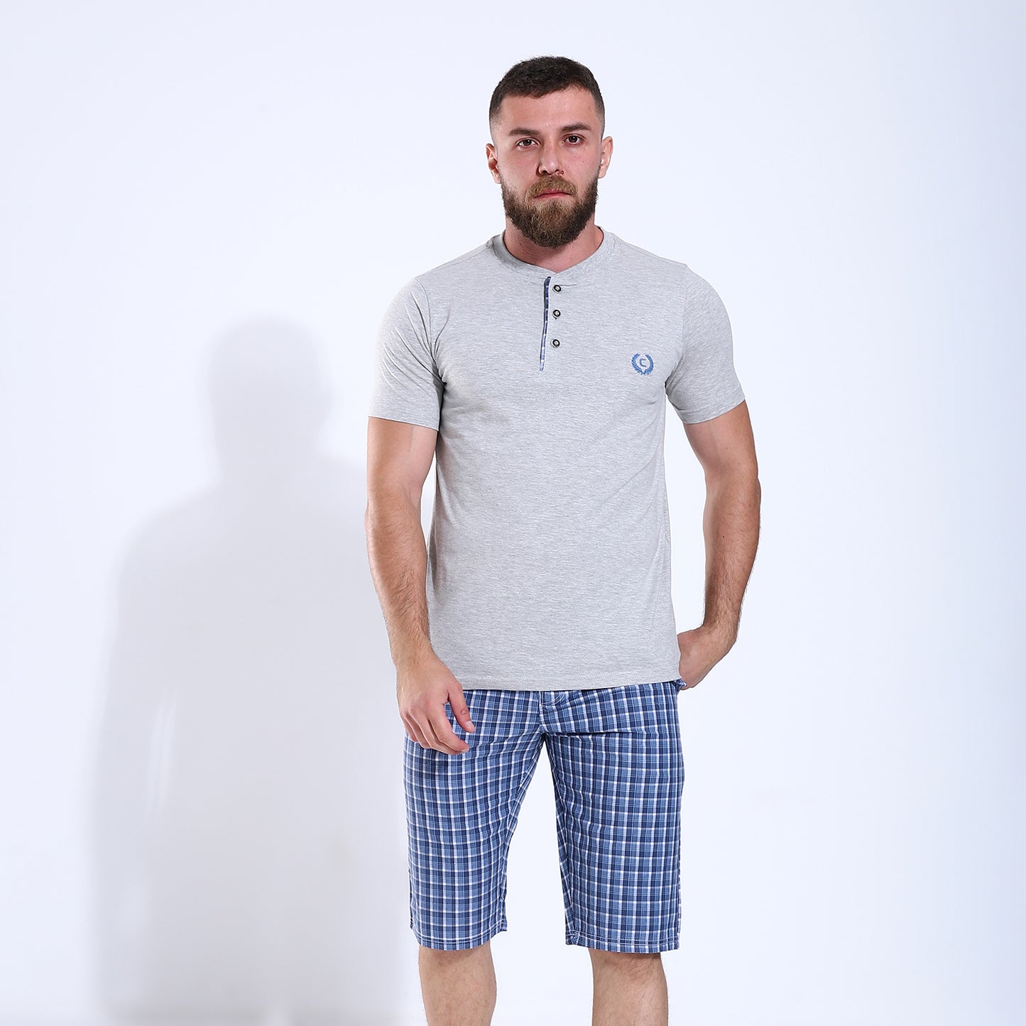Men's Checkered Shorts Pajama