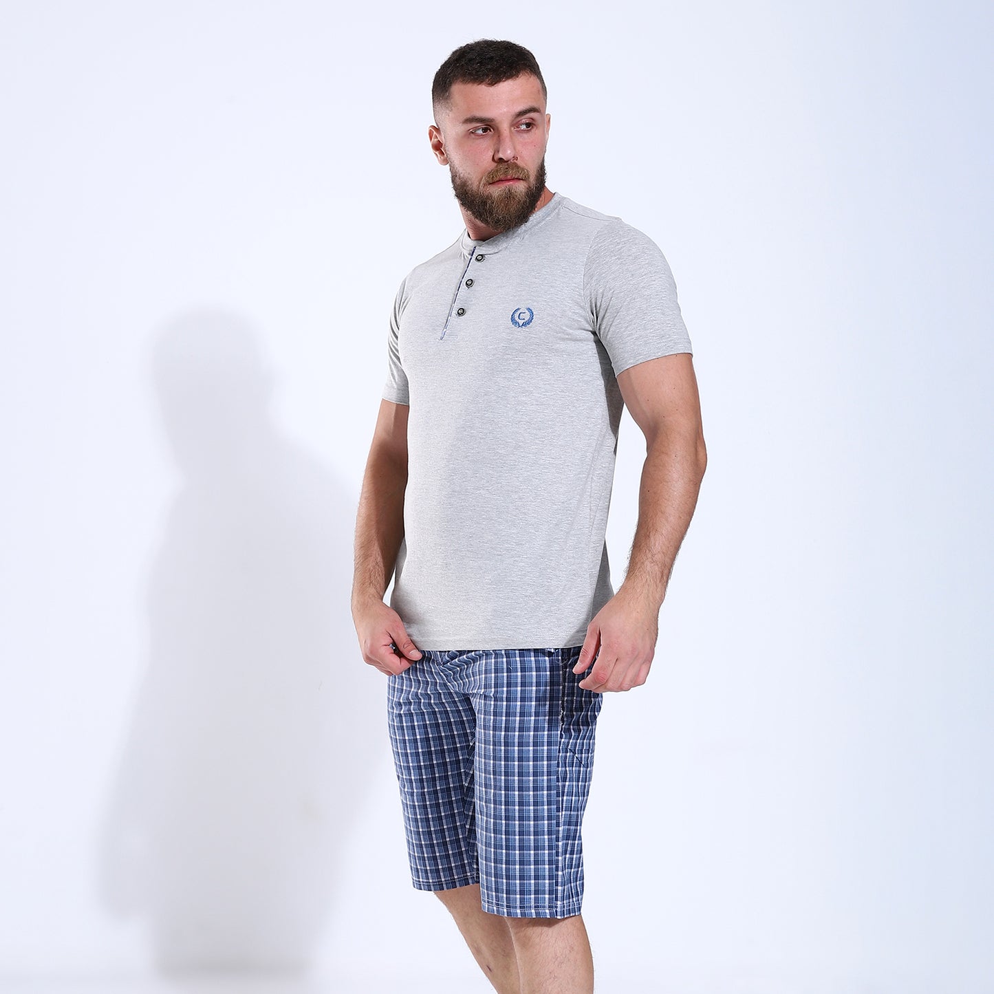 Men's Checkered Shorts Pajama