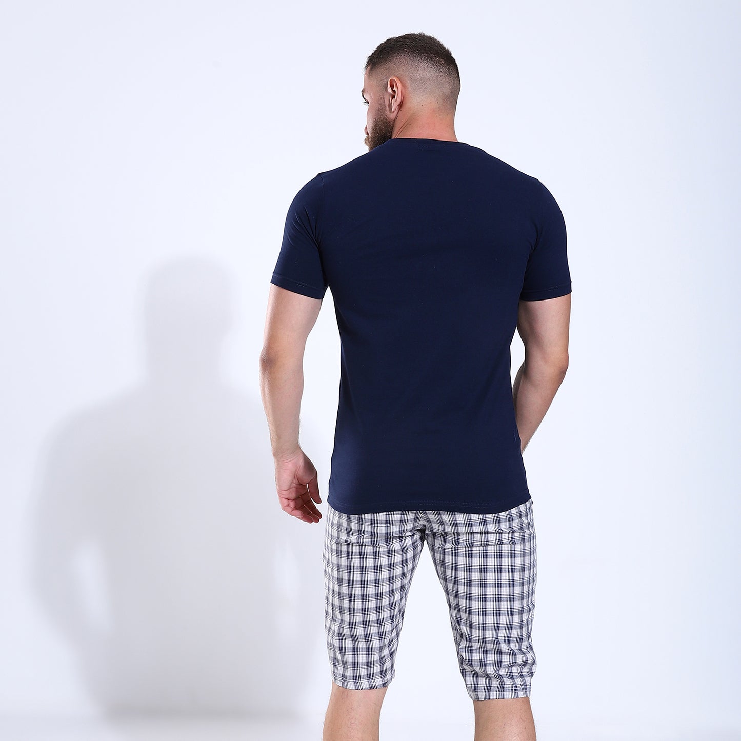 Men's Checkered Cotton Pajama