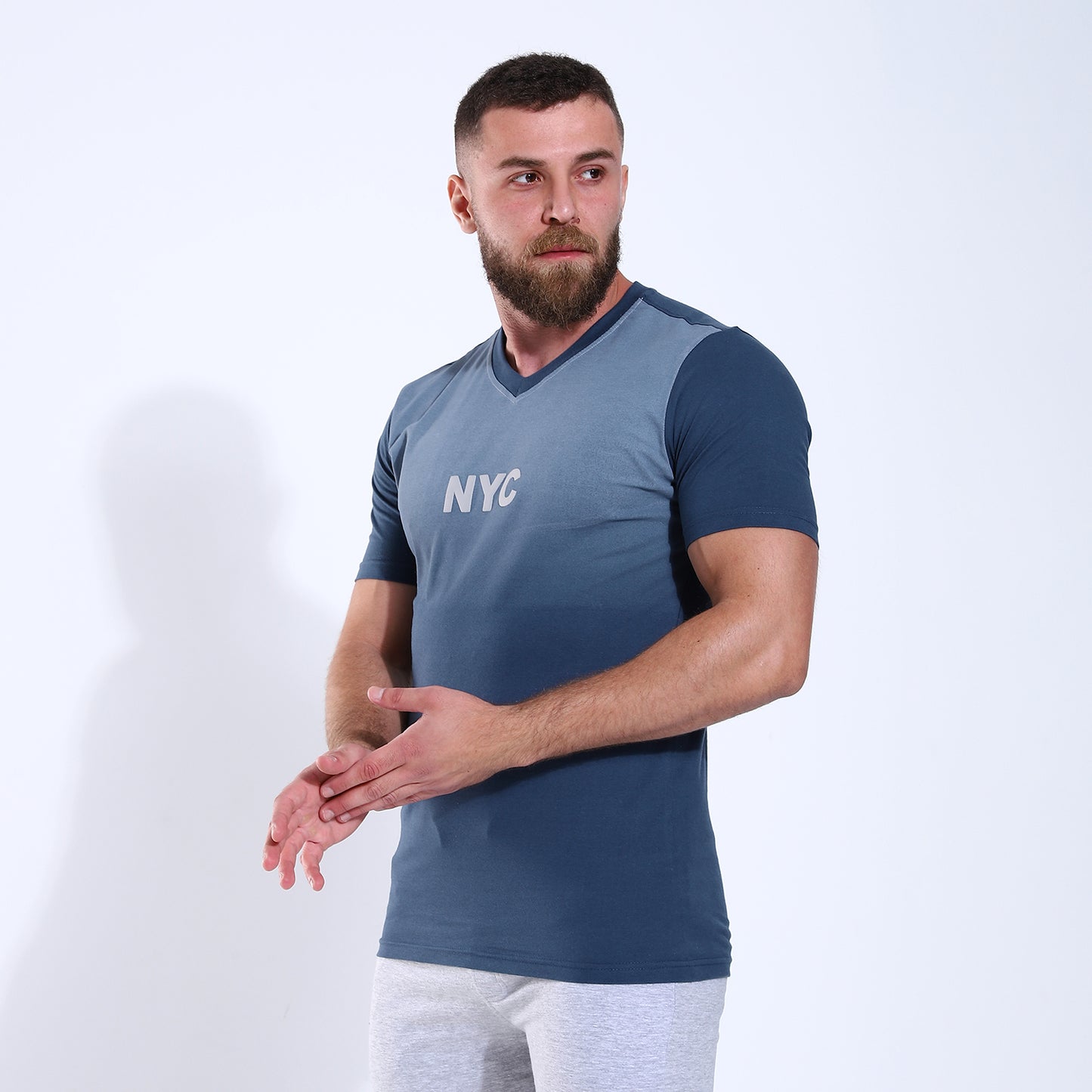 Men's V-Neck Cotton Pajama205