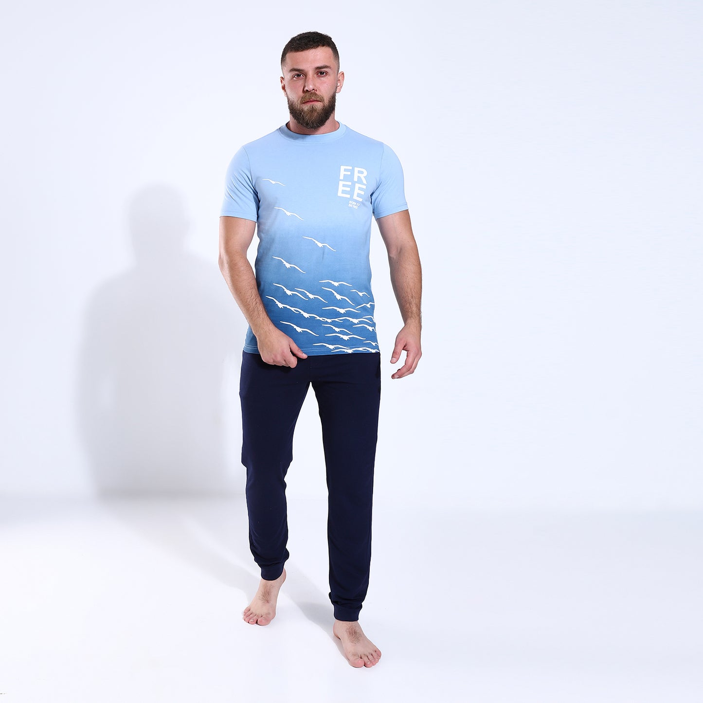 Men's "FREE" Printed Pajama207