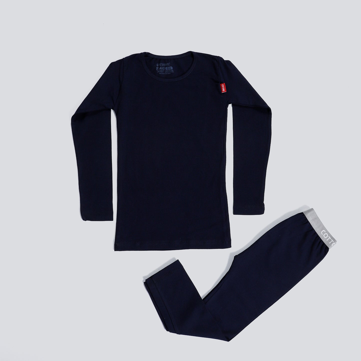 Plain Winter Boy Undergarment black