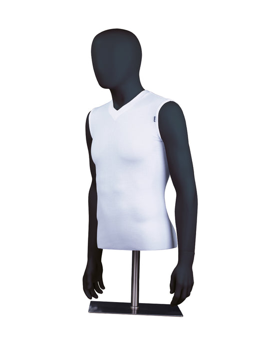 Men's CUT Derby (V) Neck - White