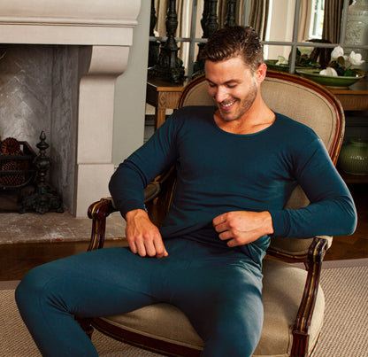 MEN Thermal Slip On, Elastic Waist & Elastic Hem Cotton Undergarment - طقم دفاية رجالي اكسترا