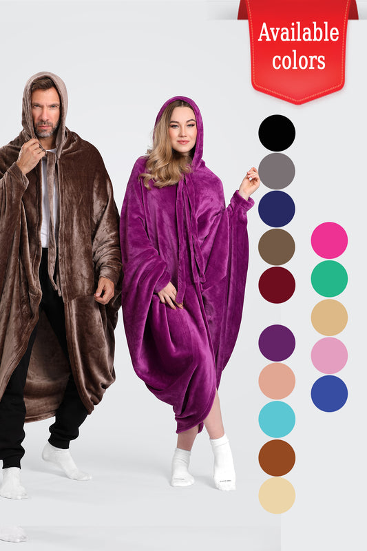 poncho  unisex multi colors (open)