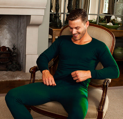 MEN Thermal Slip On, Elastic Waist & Elastic Hem Cotton Undergarment - طقم دفاية رجالي اكسترا