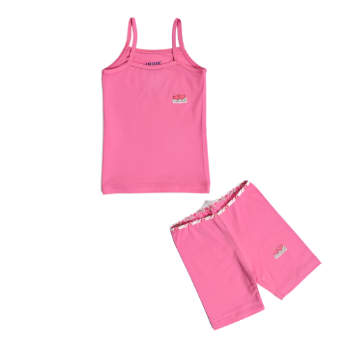 Pack of 3 Pantie & Spaghetti Sleeves Girls Undergarment Set