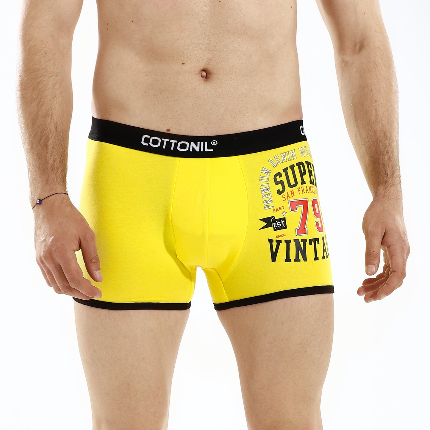 Men's Turbo Boxer-Yellow