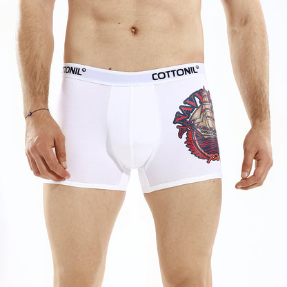 Men's Turbo Boxer-White