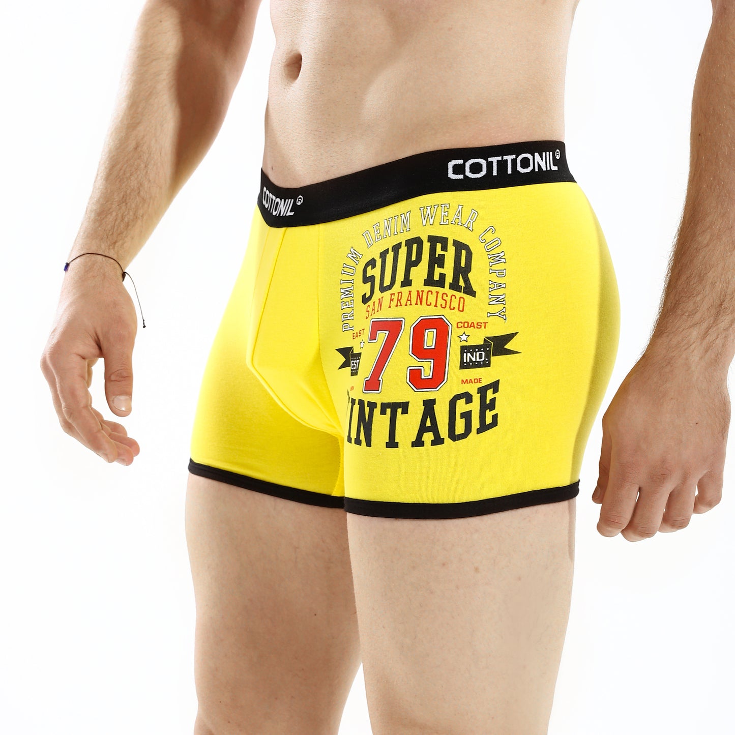 Men's Turbo Boxer-Yellow