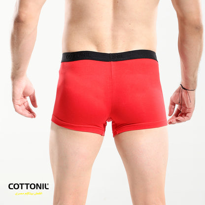 Men's Plain Boxer-red