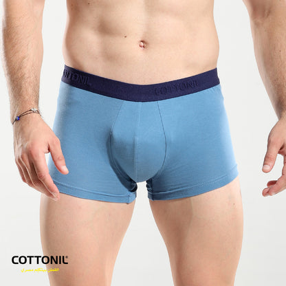 Men's Plain Boxer-petroleum