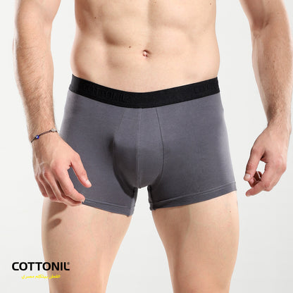 Men's Plain Boxer-Grey