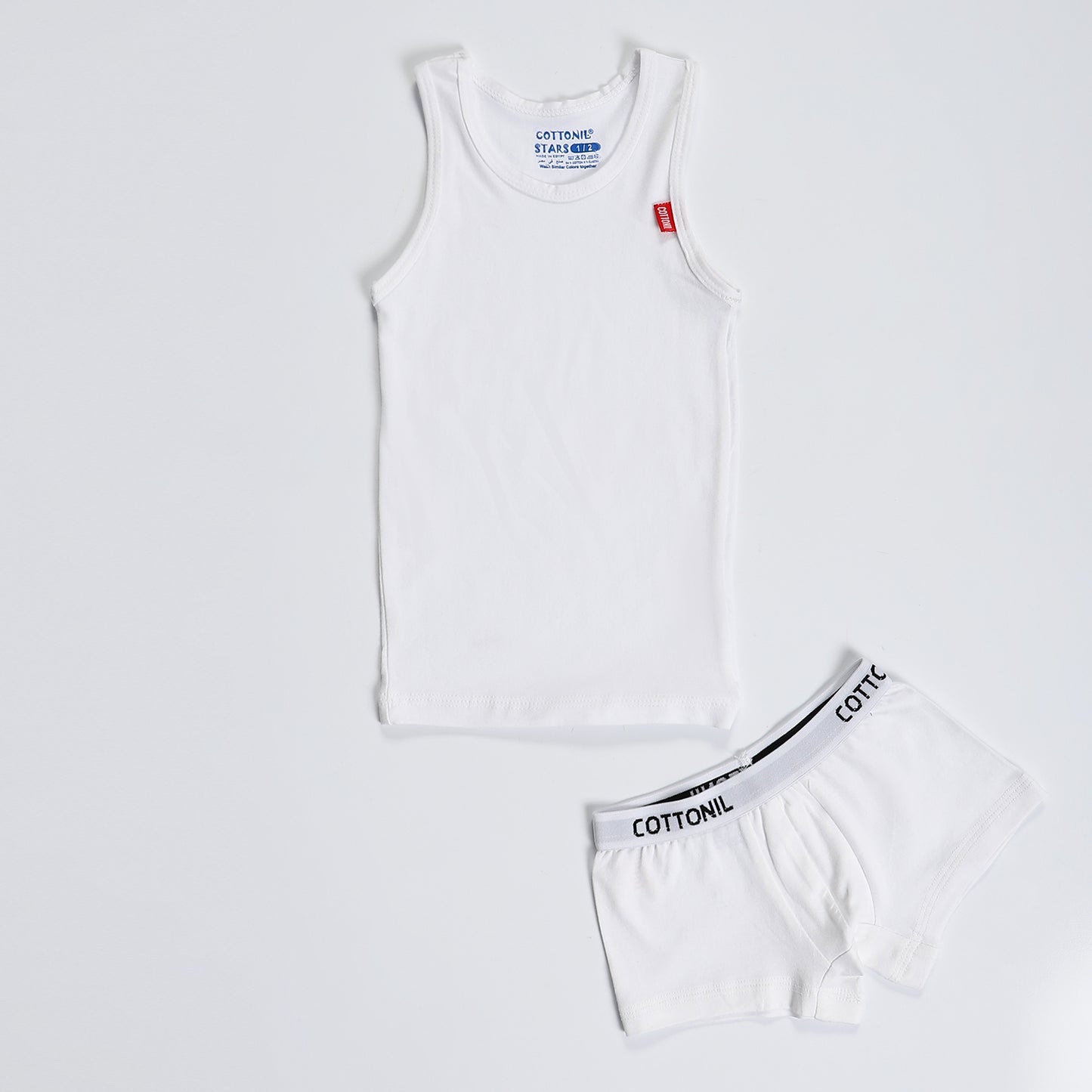 Boy's underwear set  "Stretch"-white