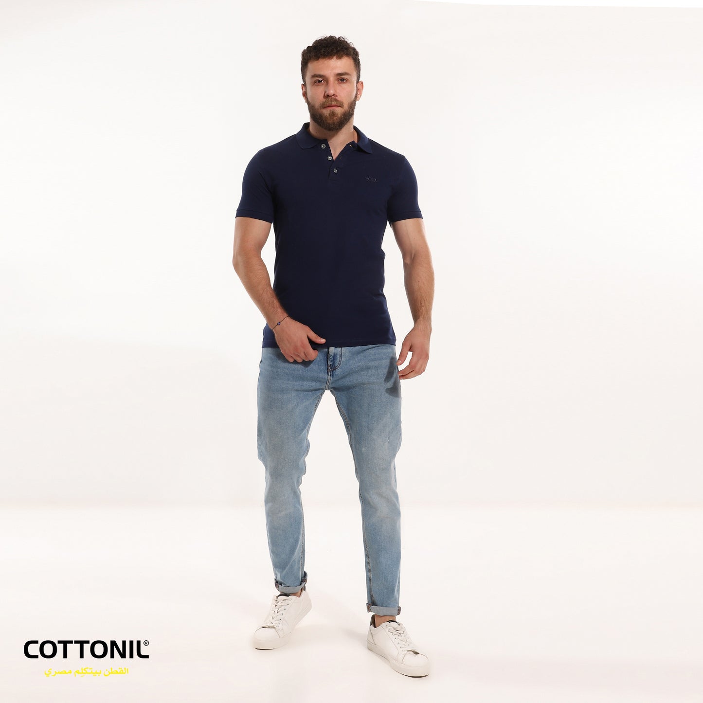 Plain Polo-Navy