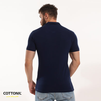 Plain Polo-Navy