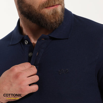 Plain Polo-Navy