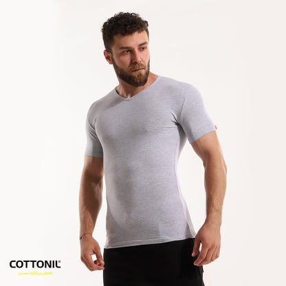 Men's short sleeves (V) Stretch-Chanie