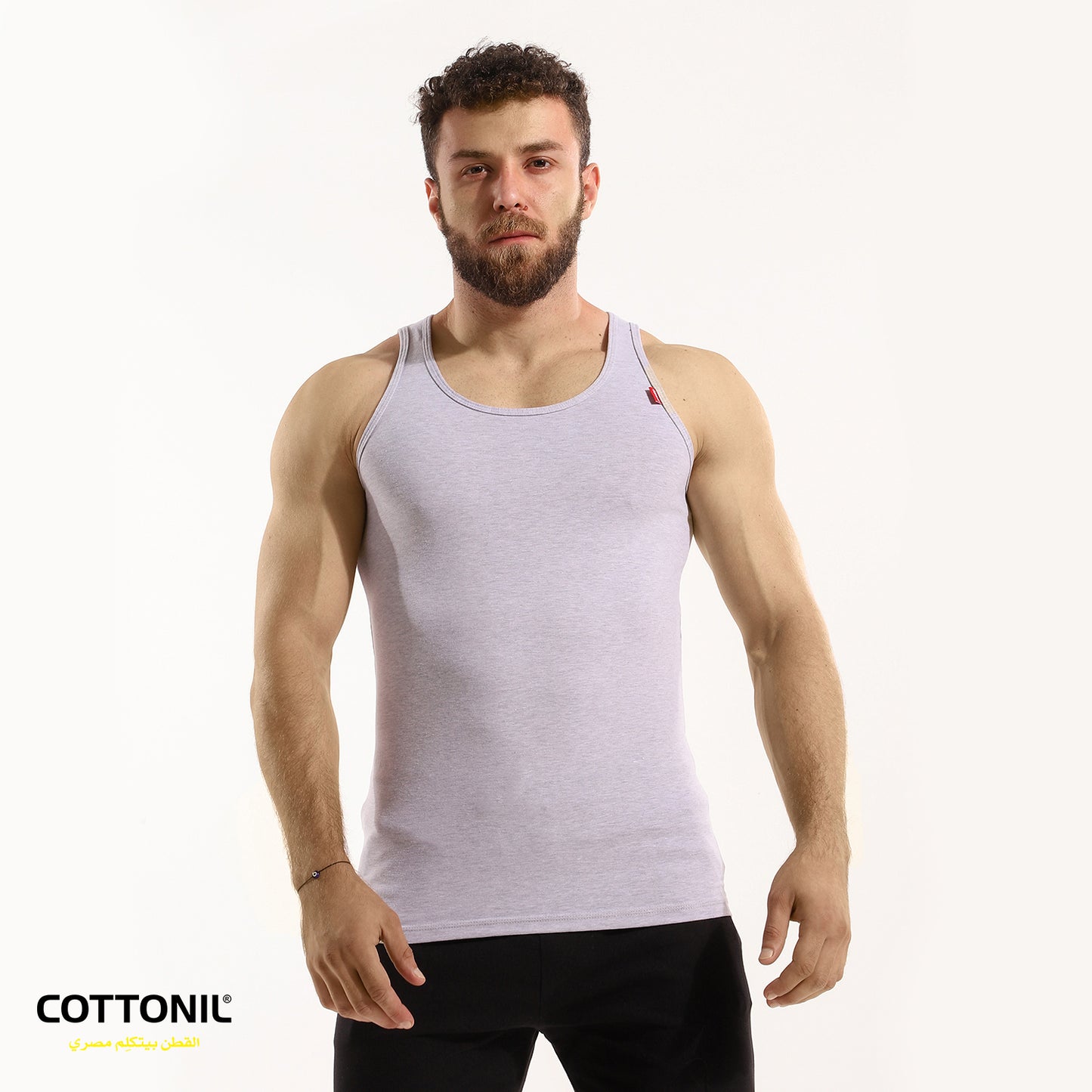 Men's tank top Stretch-Grey