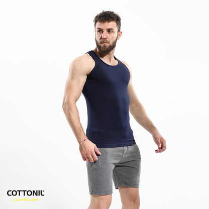 Men's tank top Stretch-Navy