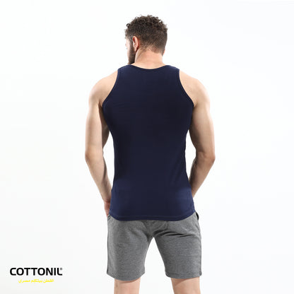 Men's tank top Stretch-Navy