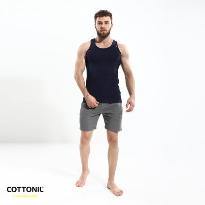 Men's tank top Stretch-Navy