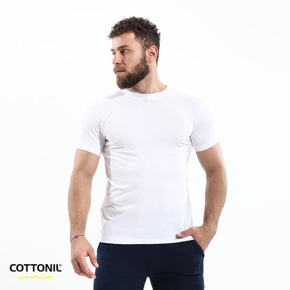 T-shirt (O) stretch - White