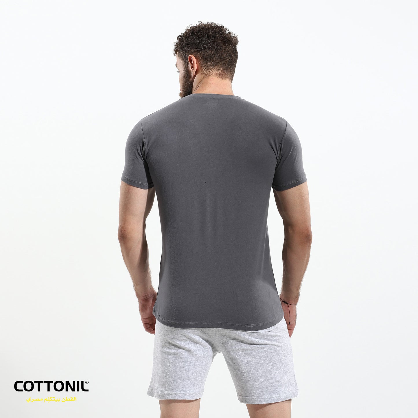 T-shirt (V) Stretch - Grey