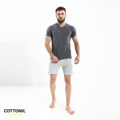 T-shirt (V) Stretch - Grey