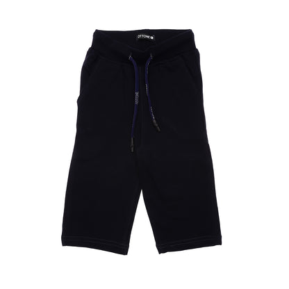 Gradienr Blue To Navy Blue Printed Slip On Boys Pajama