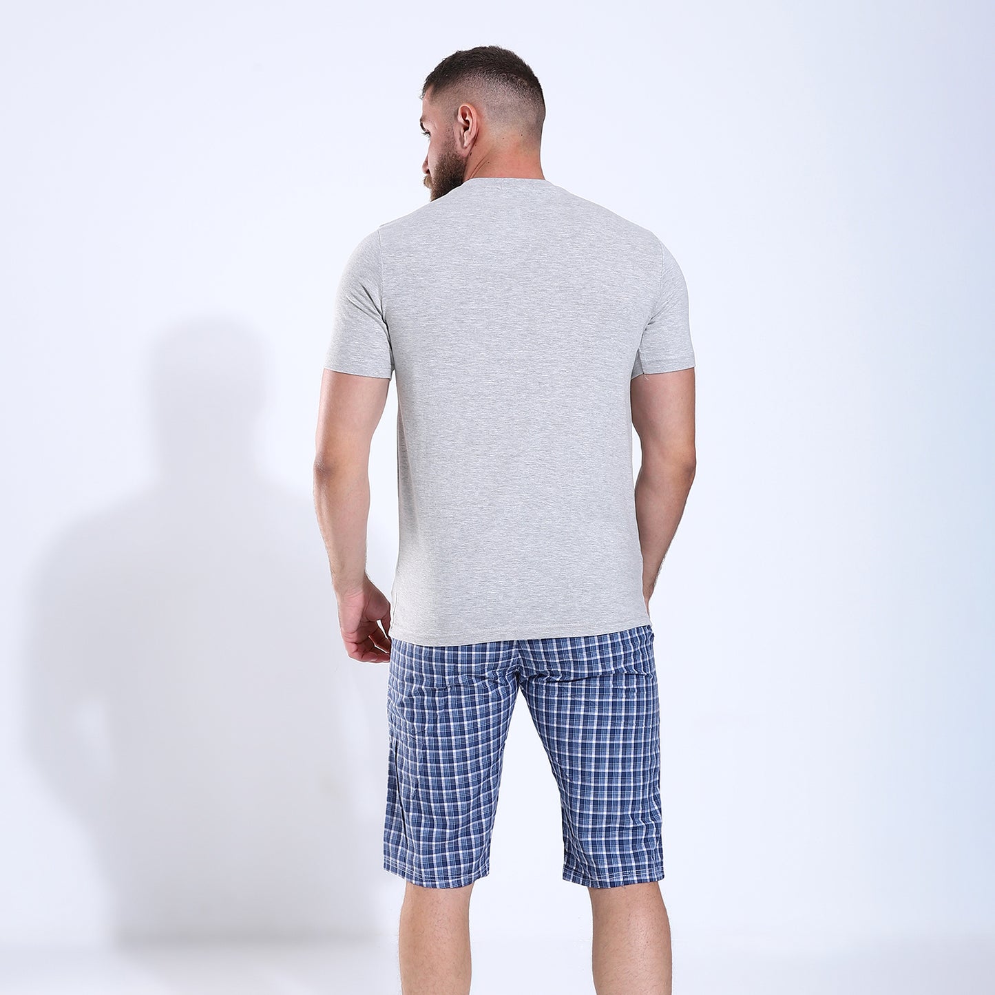 Men's Checkered Shorts Pajama203