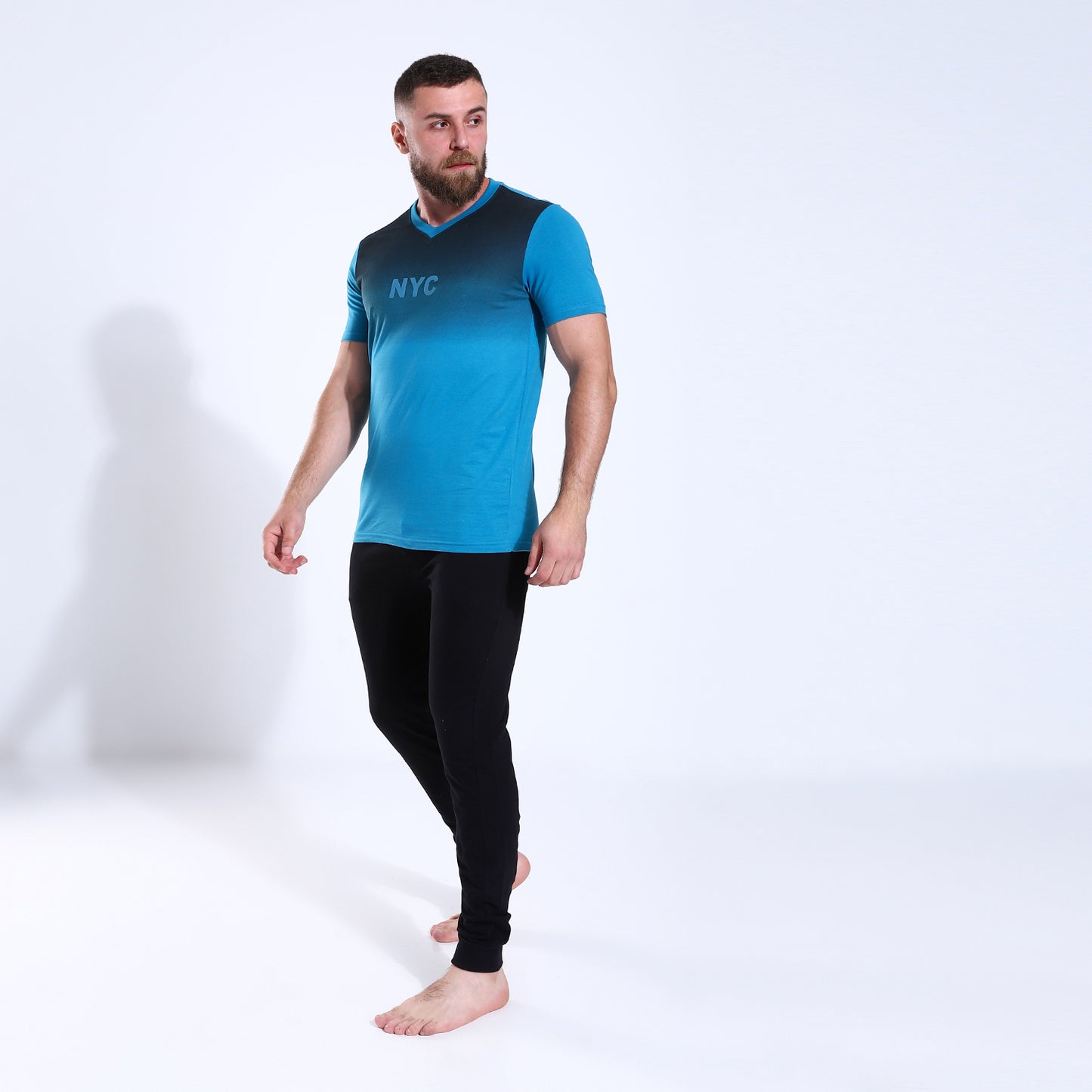 Men's VNeck Cotton Pajama 205 Cottonil