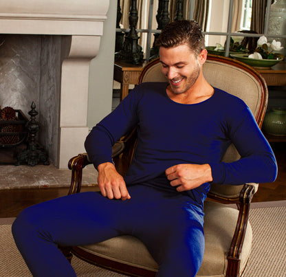 MEN Thermal Slip On, Elastic Waist & Elastic Hem Cotton Undergarment - طقم دفاية رجالي اكسترا