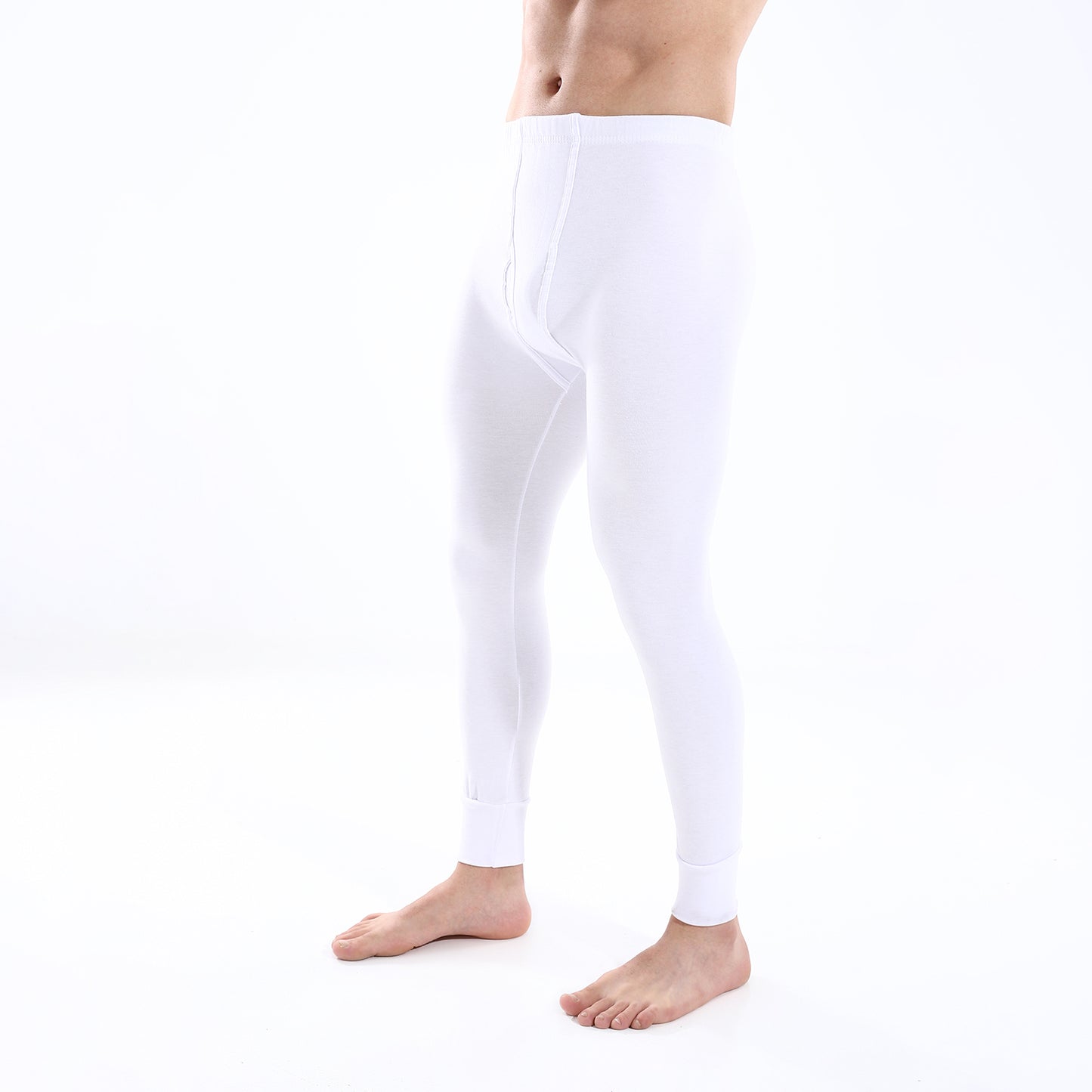 Men's combed Underpants-white