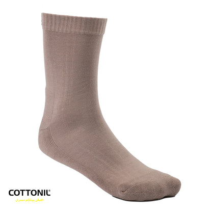 Men Plain Mid Calf Socks