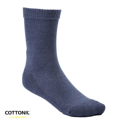 Men Plain Mid Calf Socks