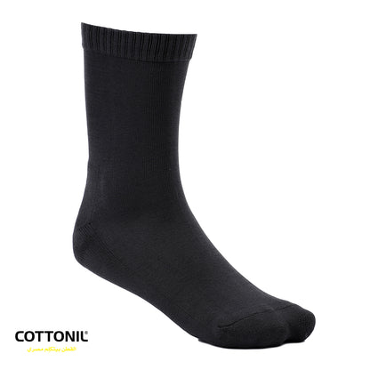 Men Plain Mid Calf Socks