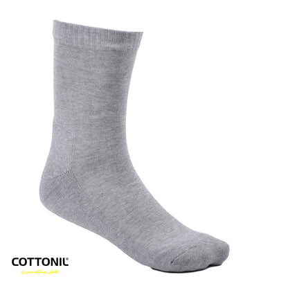Men Plain Mid Calf Socks