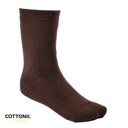 Men Thermal Mid Calf Cotton Socks - ریاضة رجالى فوطة كاملة